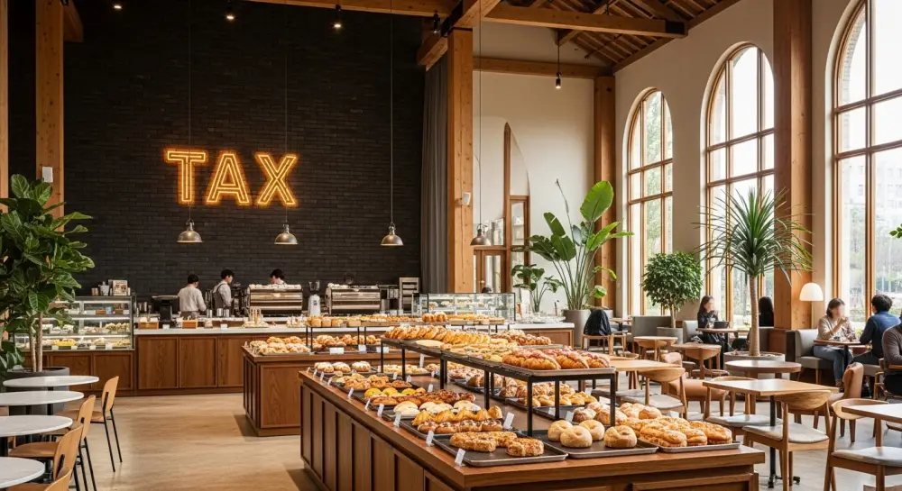 베이커리 카페와 세금