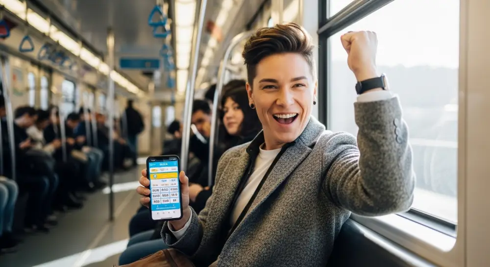 로또 당첨 환호