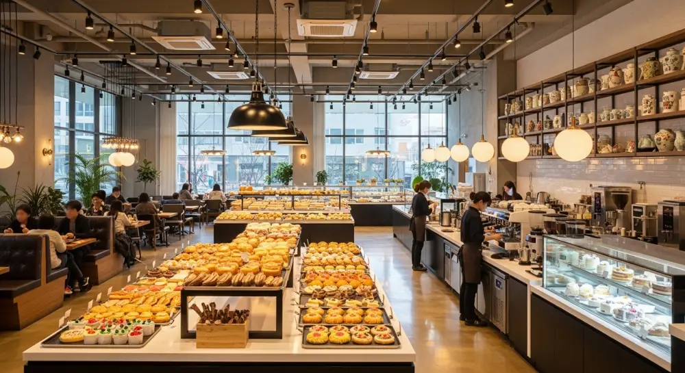 베이커리 카페 내부 모습