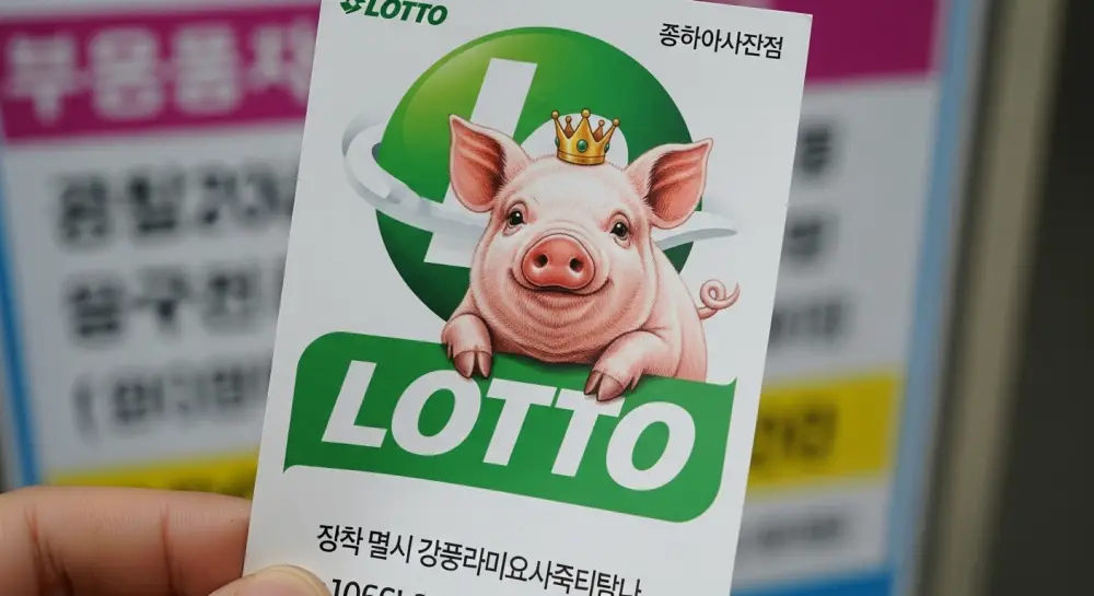 로또 당첨을 위한 돼지꿈