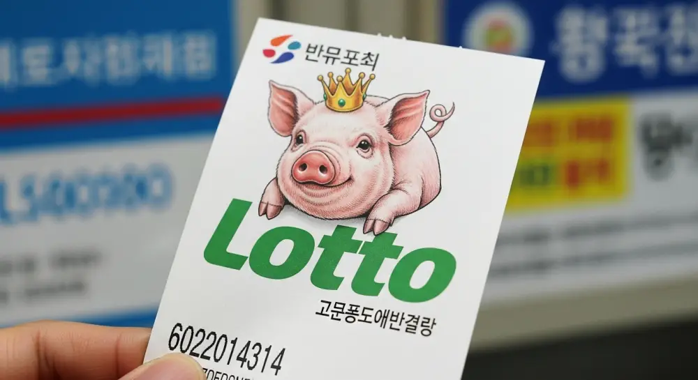 돼지꿈 꾸고 로또에 당첨