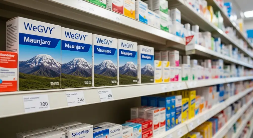 비만치료제 약국 진열대