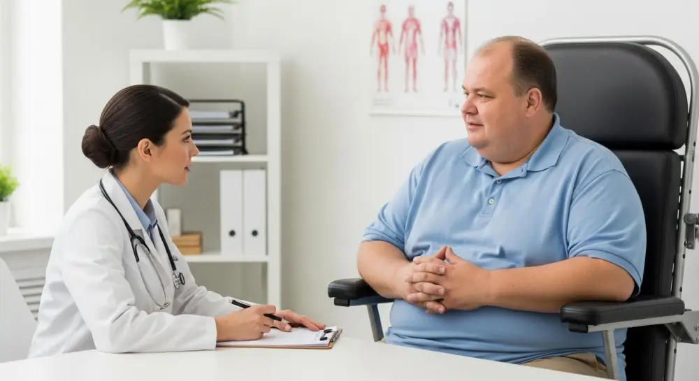 비만치료제 상담 중