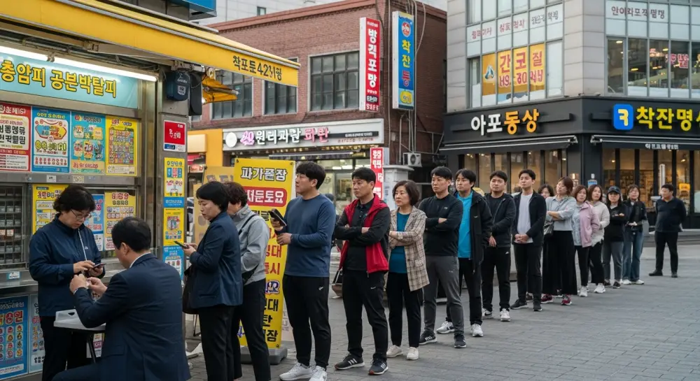 로또 구입을 위한 줄