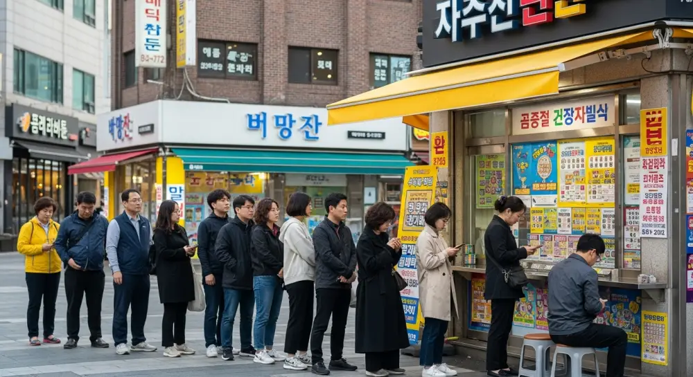 로또 구입을 위한 줄