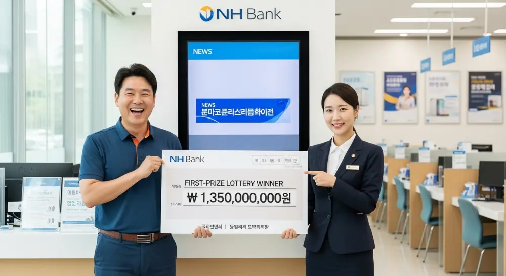 로또 당첨 후 기쁨