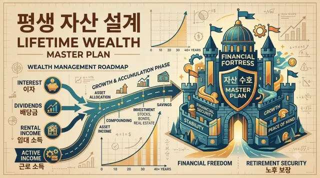 배당금, 이자 소득, 임대 소득이 파이프라인처럼 생기는 평생자산 설계 전략이 중요