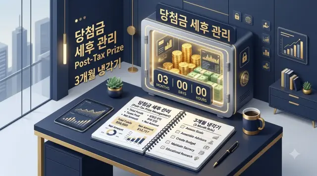 당첨금은 당첨 이후 약3개월 동안 냉각기를 가져면 좋음