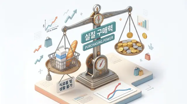 인플레이션은 실질 구매력을 감소