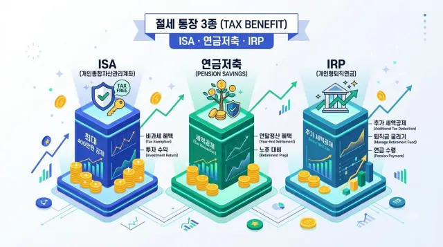 대표적인 절세 통장 3종