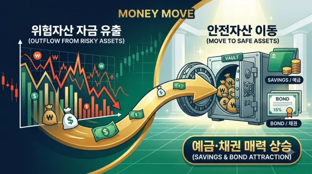 금리 인상으로 자금 이동