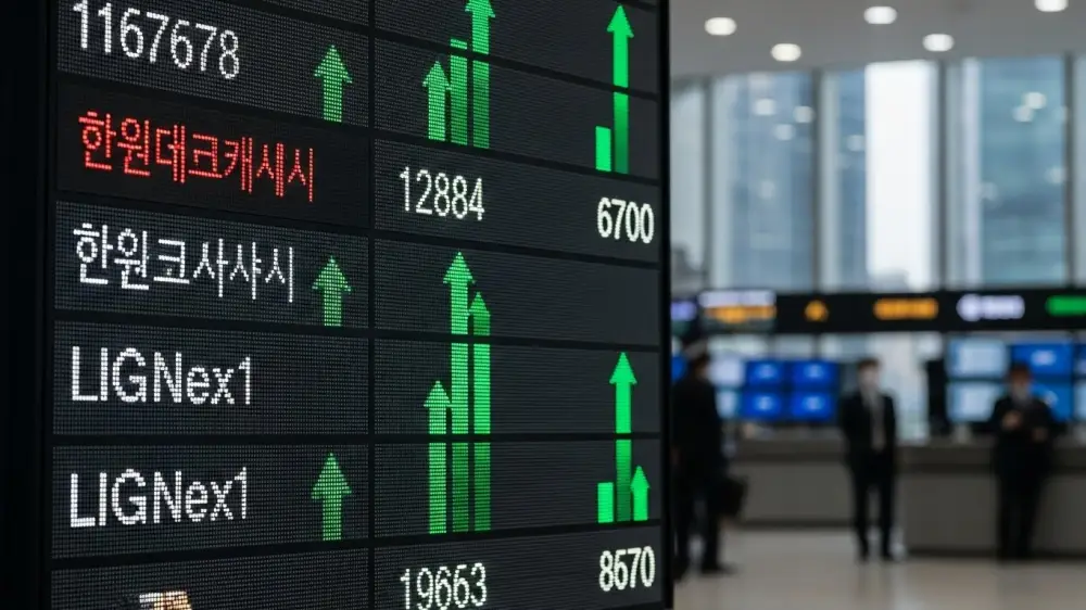 TIGER 코리아배당다우존스 ETF 전광판