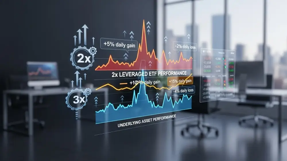 레버리지 ETF 그래프 우상향
