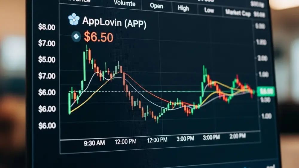 앱러빈 주가 상승 그래프