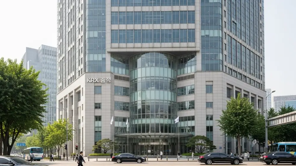 한국거래소 빌딩으로 수수료 한시 인하를 발표