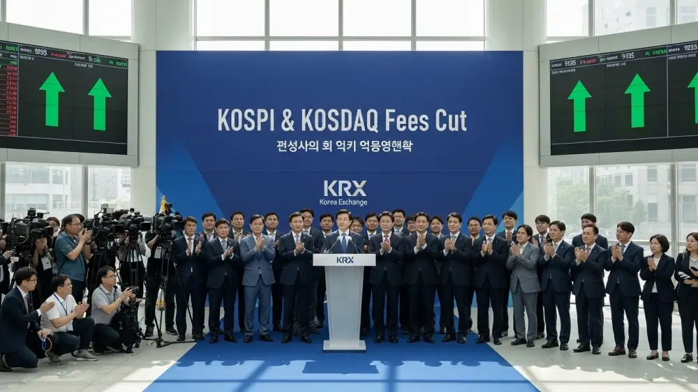 수수료 한시 인하를 발표