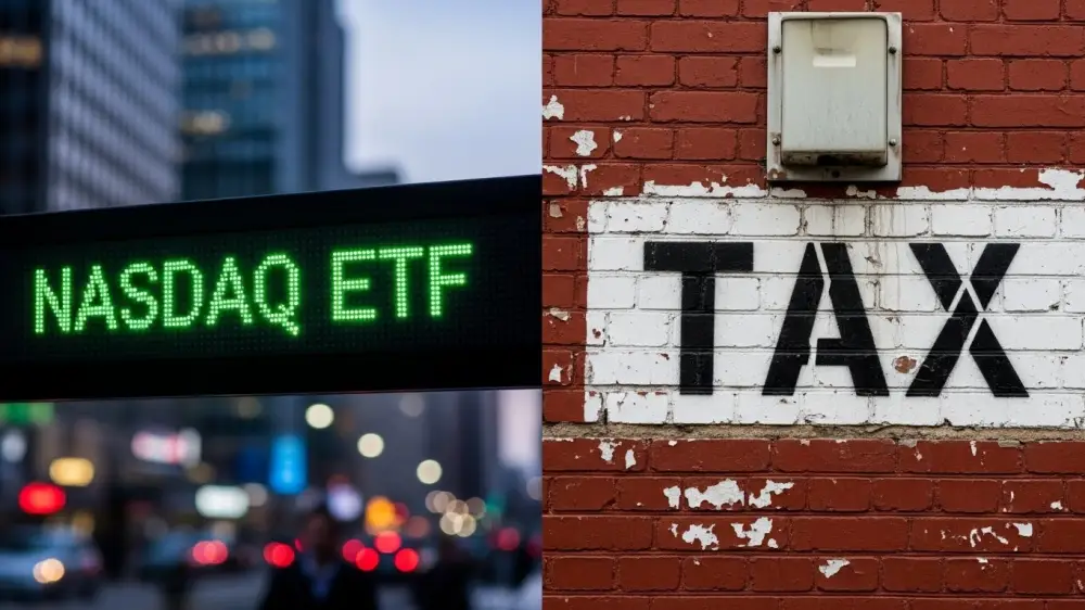 미국 나스닥의 세금 수수료 이미지