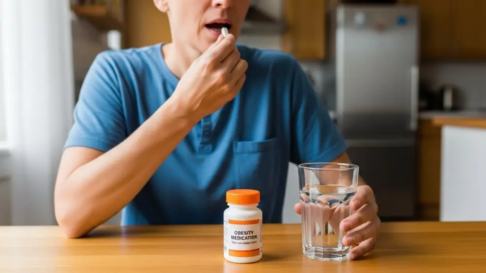 경구용 비만약 복용