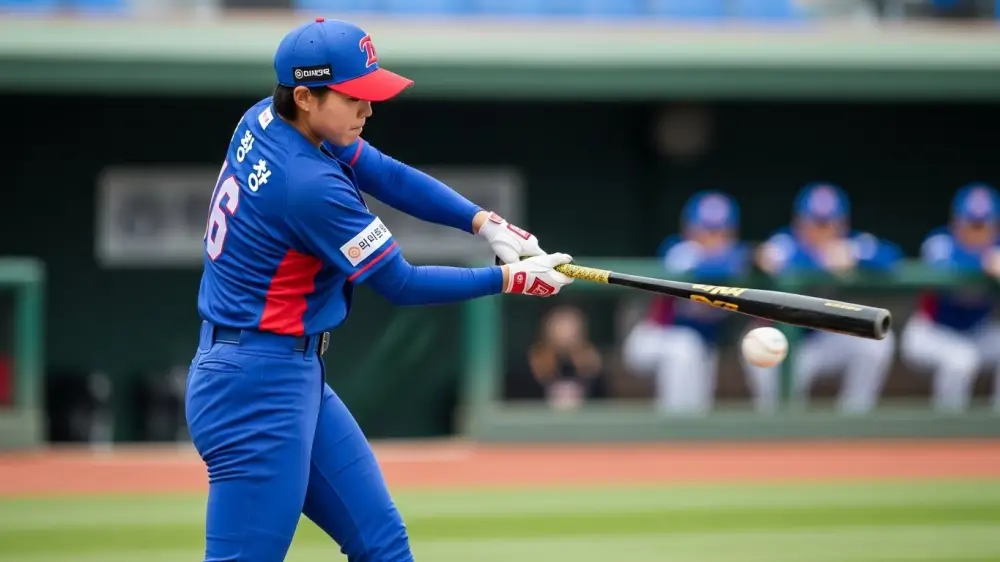 미쳤대도 여자야구 타격