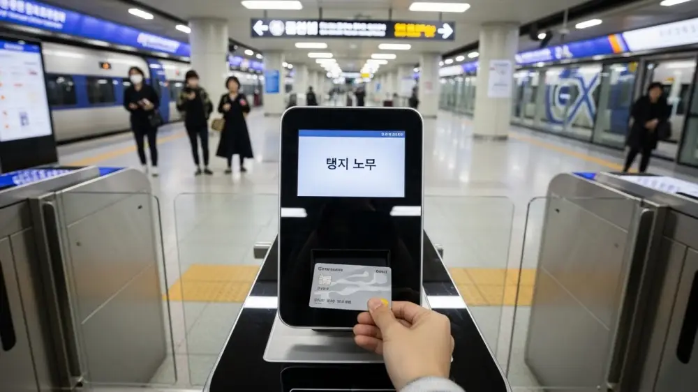 모두의 카드를 이용하여 gtx 이용
