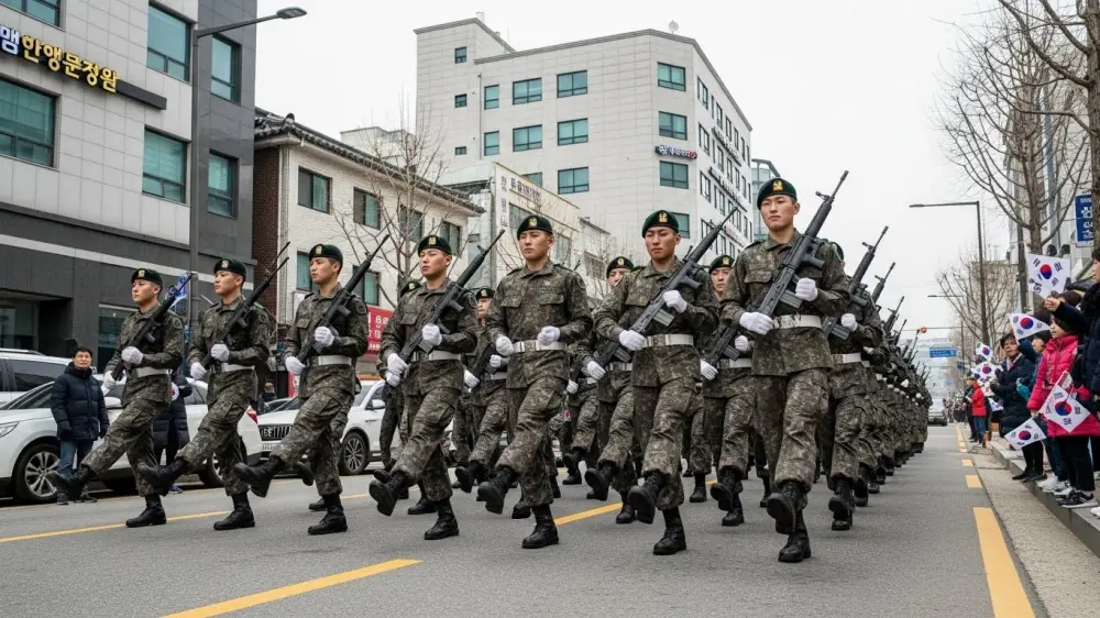 예비군 훈련 중