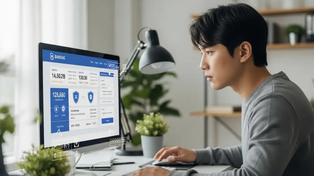 인터넷을 통하여 청년미래적금 가입