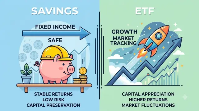 ETF 투자와 적금 비교