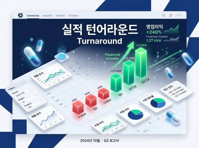 바이오 기업 실적 추이 및 흑자 전환