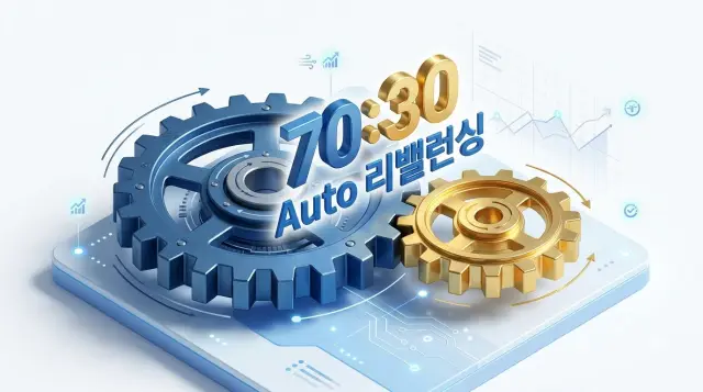 키움 S&P500&GOLD ETF는 자동적으로 주식과 금을 리벨런싱히고 있음