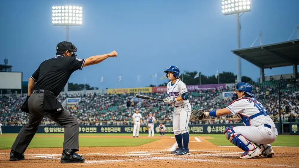 야구여왕 게임 중