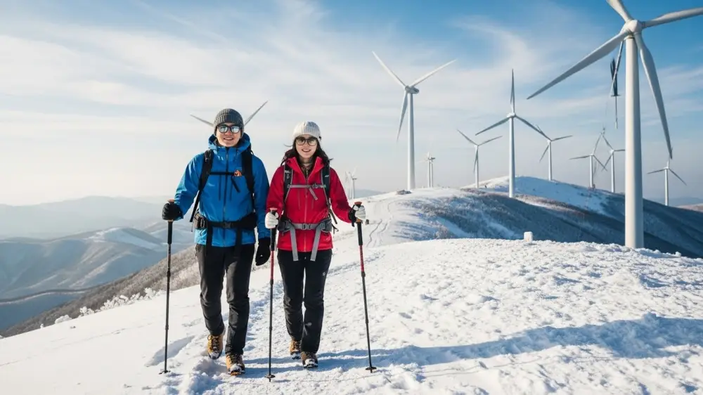 사진 찍기 좋은 겨울 눈꽃산행 선자령