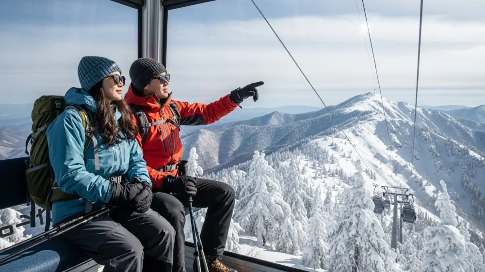 겨울 눈꽃산행 여행지 덕유산