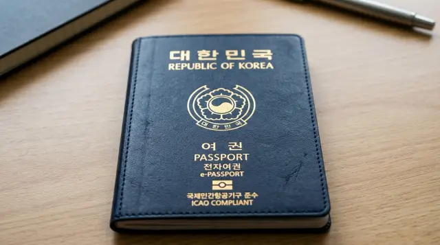 여권 발급된 실물