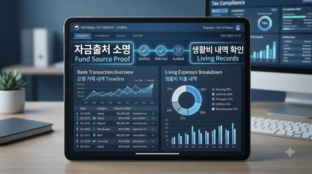 증여세 조사시 자금출처 소명을 해야 함