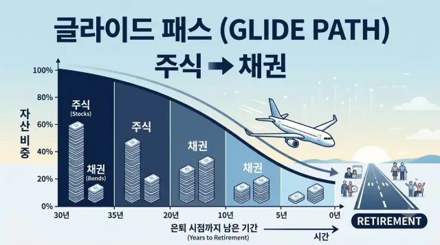 TDF의 글라이드 패스