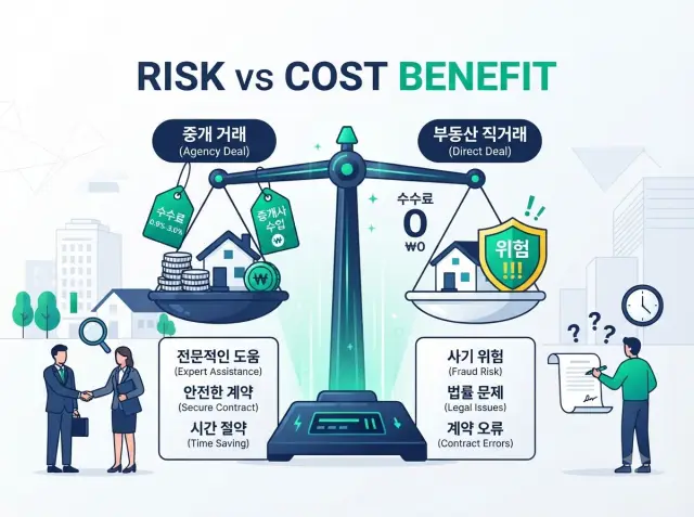 중개 거래와 직거래 장단점 비교