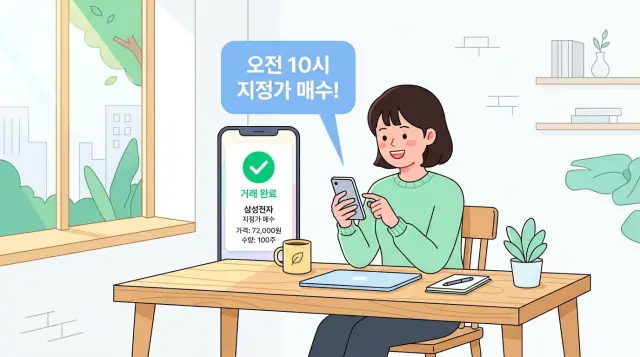 S&P500를 오전 지정가 매수