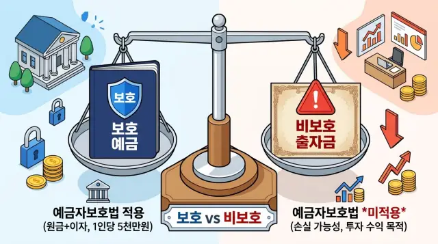 새마을금고 예금보호한도 적용시 비보호 출자금에 대한 주의