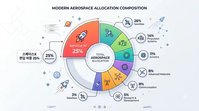 KODEX 미국우주항공 ETF 스페이스X 25% 편입 비중