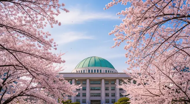 벚꽃으로 유명한 여의도