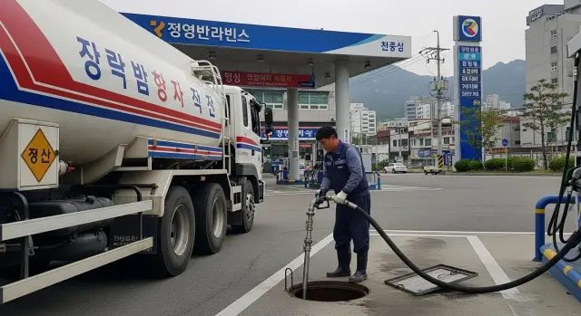 석유 최고가격제 시행을 앞두고 있는 주유소
