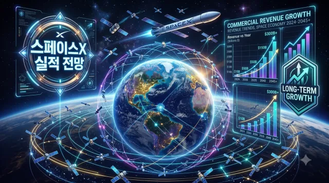 스페이스X와 스타링크 실적 전망 그래픽