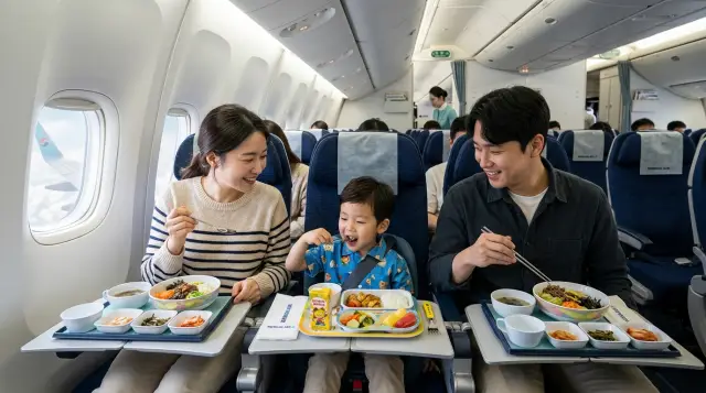 미성년자 여권을 가지고 아이와 함께 떠나는 젊은 가족