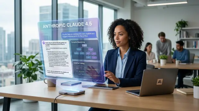 클로드 4.5를 활용하는 직원