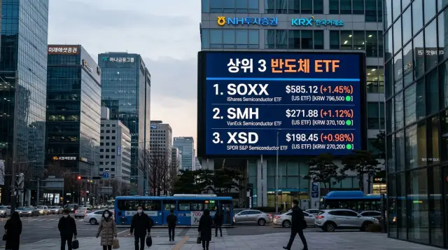 미국 반도체 ETF 상위 3대 종목