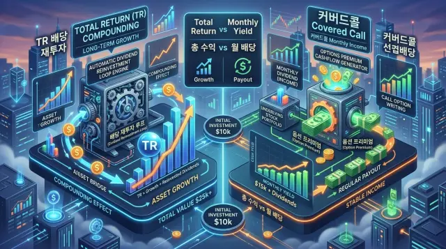 ETF TR 및 커버드콜 배당 방식