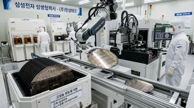 삼성전자 공급사에서 고성능 반도체 기판을 생산 중