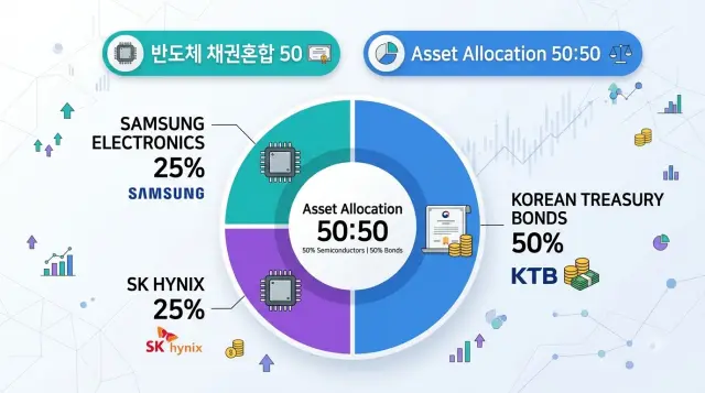 반도체 50 채권 50 자산 구성 비율