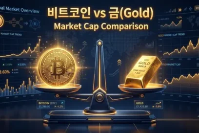 비트코인 시가총액 순위와 글로벌 자산 비교: 금(Gold)을 뛰어넘을 수 있을까?