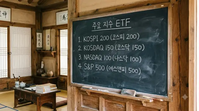 ETF 기초자산 중 국내외 주요 지수를 기반으로 하고 있음
